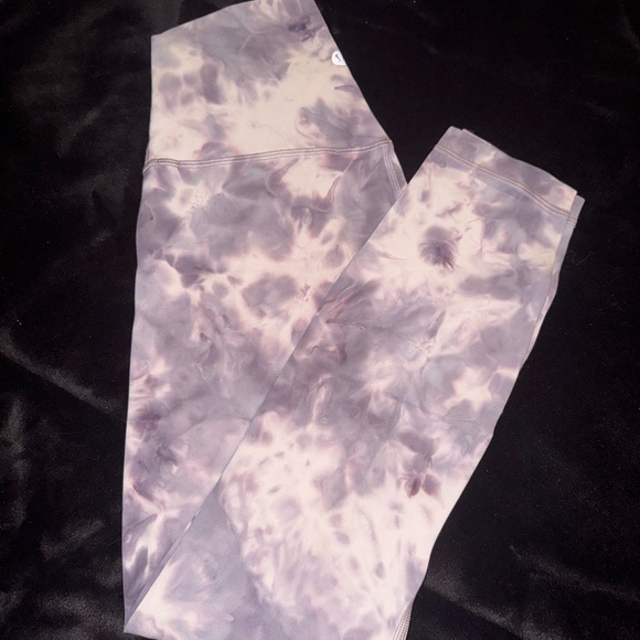 Size 4 Diamond Dye Lululemon Align HR Leggings - Picture 1 of 5